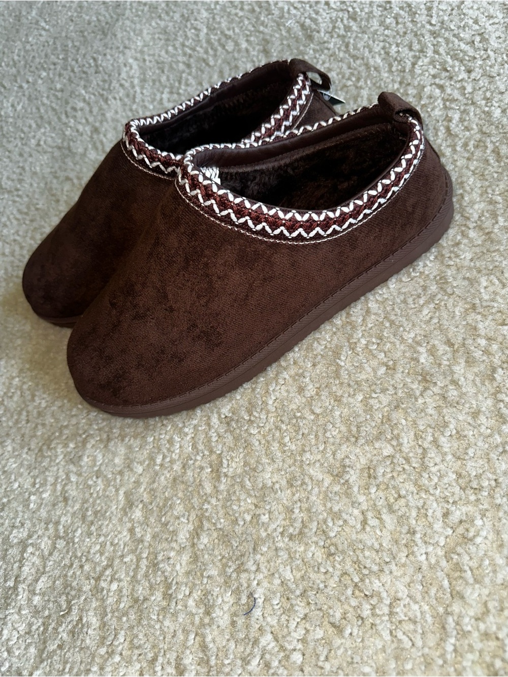 Slip-On Clogs/ Slippers with Contrasting Trim